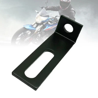 Slidable Adjustable Black Motorcycle Spotlight Bracket Rugged Alloy Material - Image 1 of 4