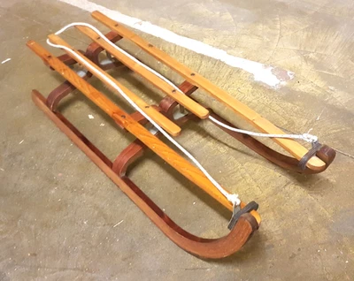 Polycomb DDR Schlitten  Rennschlitten Bob Rodel Rennrodel Lenkschlitten - Bild 1 von 4