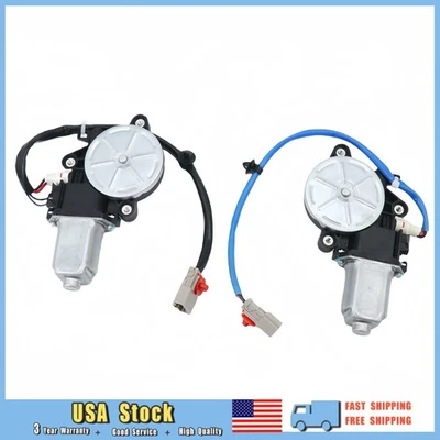 1 par de motor de ventana eléctrica delantera con 4 pines y 2 pines para Honda CR-V Prelude 1997-2001 Foto 1 de 4