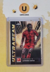 Topps Bundesliga Chrome 2024-25 - Alphonso Davies /10 Ultrabeam Insert FC Bayern - Bild 1 von 2