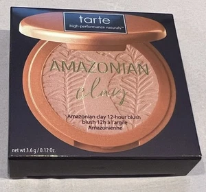 New In Box Tarte Amazonian Clay 12-Hour Blush - Exposed- Full Size Bronzer - Picture 1 of 6