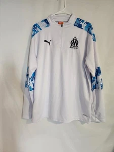 Camisa deportiva de manga larga con cuello Warmcell XL blanca para hombre PUMA cremallera 1/4 - Imagen 1 de 3