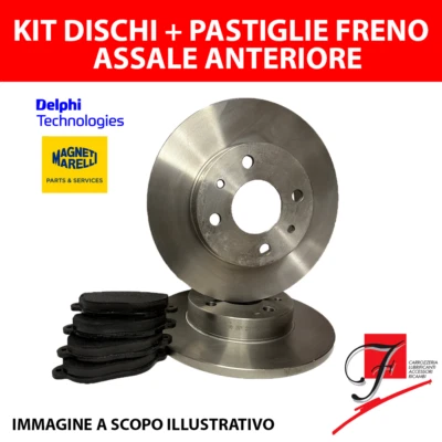 KIT DISCHI + PASTIGLIE ANT RENAULT CLIO III DAL 2005 1.2 16V / 1.4 16V / 1.5 dCi - Immagine 1 di 4