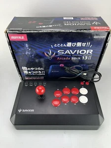 UPGRADED iBuffalo Savior Arcade Fight Stick Sanwa Parts Playstation PS3 PC - Picture 1 of 5