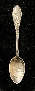 Souvenir St. Augustine, FL Old City Gate LDA Sterling Silver Spoon (D3) - Picture 1 of 11