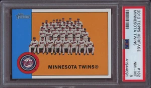 2012 Topps Heritage 162 Minnesota Twins PSA 8 Near Mint-Mint - Picture 1 of 1