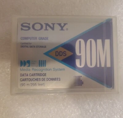 Sony DG90MAA Computer Grade DDS Digital Data Storage Cartridge. 90 m/295 ft NEW. - Image 1 of 4