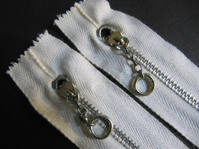 (2) Garra Halcón 3.5" BLANCO Metal Anillo Cadena Tirador De Colección Bolsillo Cremallera Lote EE. UU. NUEVO EN STOCK Foto 1 de 4