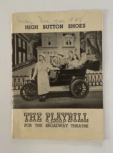 High Button Shoes The Playbill for the Sam Shubert Theatre New Haven CT 1948 - Picture 1 of 2