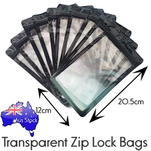 Transparent packaging ziplock bags Clear plastic Mylar hole Retail Zip Lock foil - Bild 1 von 8
