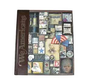 Patriotic Vintage Coffee Table Book We Americans 1975 National Geographic Photos - Picture 1 of 12