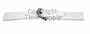 CORREA DE RELOJ DE GOMA DE SILICIO BLANCO 24 MM PARA MILITARES - Imagen 1 de 2