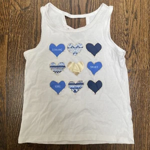 THE CHILDRENS PLACE Girl’s Tank Top Strong Smart Girl Size 5/6 - Picture 1 of 4
