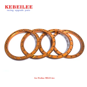 KEBEILEE CNC aluminum outer beadlock ring for PRO-LINE Badlands MX43 wheel 4pcs - Picture 1 of 13