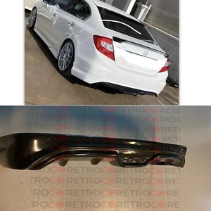 For Honda Civic FB2 DX LX EX EX-L 12-14 9th Gen Rear Bumper Lip Diffuser Plastic - Picture 1 of 12