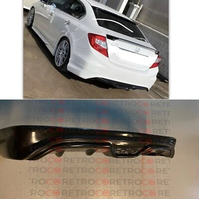 For Honda Civic FB2 DX LX EX EX-L 12-14 9th Gen Rear Bumper Lip Diffuser Plastic - Bild 1 von 4