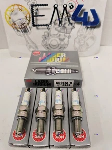 NGK Iridium Spark Plugs 4 Pack Suzuki GSXR GSX-R 600 750 1000 Hayabusa CR9EIA-9 - Picture 1 of 1