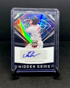 TRISTON CASAS 2020 Panini Elite Extra Edition Hidden Gems Black Auto Prospect RC