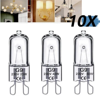 10X G9 Halogen Bulb 25W/40W/50W/60W Warm Whtie filament Replace Led Bulb 220V - Image 1 of 4