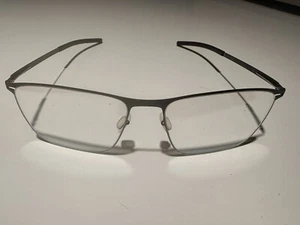 Brand New IC BERLIN ASPER Matte Black Authentic 54mm Eyeglasses Made In Germany - Picture 1 of 5