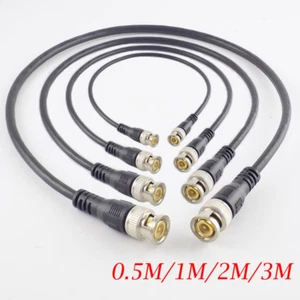 CCTV BNC male to BNC male Cable Camera Accessories Adapter 0.5/1/2/3M Connection - Afbeelding 1 van 7