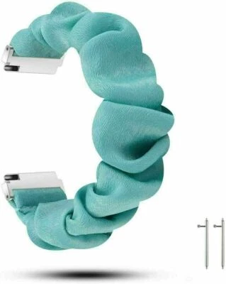 Correa elástica de tela para reloj Fitbit Versa 3/Sense suave Scrunchie Foto 1 de 4