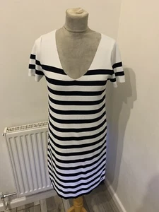 Vestido de punto a rayas para mujer talla 10 nuevo con etiquetas - Imagen 1 de 4