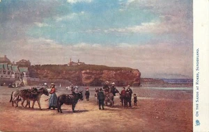 SUNDERLAND, ON THE SANDS AT ROKER, OILETTE, England, Tuck 1457 - Imagen 1 de 2
