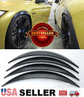 2 Pairs ABS Black 1" Arch Extension Diffuser Wide Fender Flares For Hyundai Kia