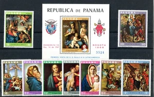 PANAMA 1969 Religion paintings S/S & complete set MNH (K91) - Picture 1 of 1