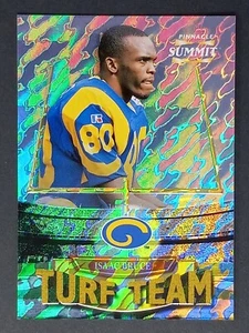 1996 Pinnacle Summit Turf Team Premium Stock #PSTT8 Isaac Bruce HOF /500 Rams - Picture 1 of 2