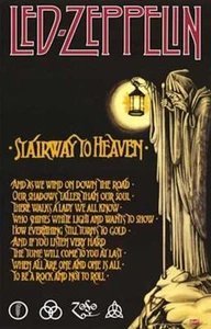 PÓSTER LED ZEPPELIN ESCALERA AL CIELO IMPRESIÓN 24x36 NUEVO ENVÍO GRATUITO - Imagen 1 de 1