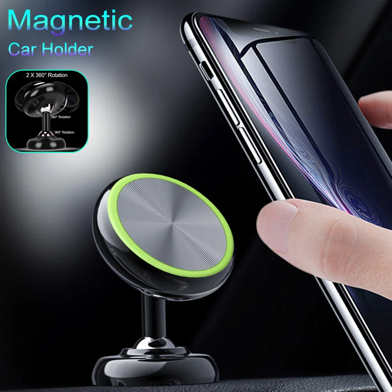 Magnetic Car Mobile Phone Holder 360° Dashboard Stand Mount For iPhone Samsung - Image 1 of 4