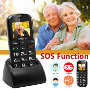 SOS Seniorenhandy Großtasten Rentner Handy Mobiltelefon Entsperrt Dual SIM Handy - Bild 1 von 12