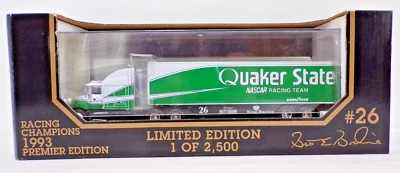 Racing Champions 1993 首映版 - QUAKER STATE 赛车拖车 - 1/2500 — 第 1/4 张图片