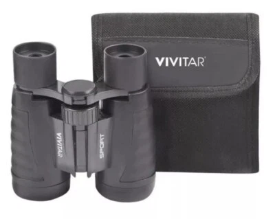 Vivitar Super Compact Sports Binoculars 2170118 Wheel Focus Clear Magnification - Image 1 of 4