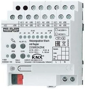 JUNG 2336 REGHRHE Heizungsaktor KNX 6-Kanal DIN-Schiene 230V - Bild 1 von 3