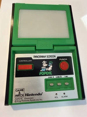 Popeye Game&Watch Panorama Screen PG-92 1983 Handheld Electronic Nintendo Japan - Image 1 of 2