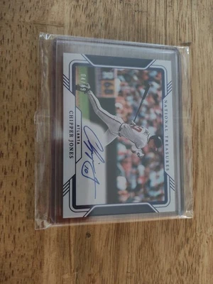 2025 Panini National Treasures Personalized Treasures Chipper Jones 4/49Braves - Image 1 of 2