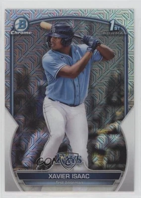 2023 Bowman Chrome Prospects Mega Box Mojo Refractor Xavier Isaac #BCP-145 - Image 1 of 3