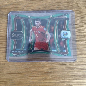 2020 Select UEFA Euro Preview Mezzanine Die-Cut Green Prizm /5 Ben Davies Wales - Picture 1 of 2