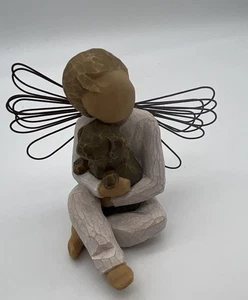Willow Tree Engel des Trostes Figur Junge mit Hund - Bild 1 von 11