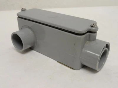 208427 Old-Stock; Carlon E985E Lot-3 Conduit Body; Size: 3/4" LR; AWG-4; 12" Cub - Image 1 of 4