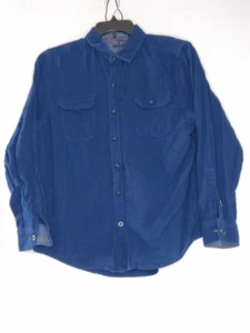 Camisa Woolrich Adulto Hombre Azul Marino Manga Larga Abotonada Bolsillo - Imagen 1 de 4