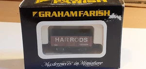 GRAHAM FARISH 2130 N GAUGE - 7 PLANK WAGON 'HARRODS' - Picture 1 of 5