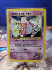 Juego de cartas coleccionables Pokémon Sabrina's Mr. Mime Gym Heroes 94/132 Regular Ilimitado Común LP - Imagen 1 de 2