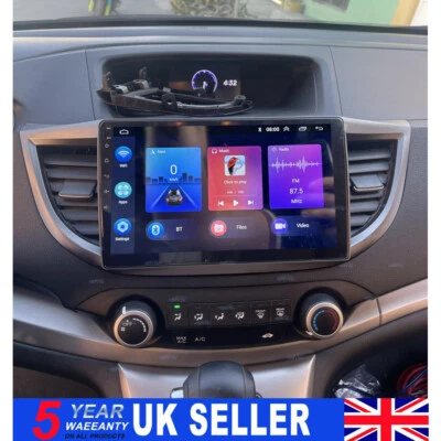 Head unit For Honda CRV CR-V 2012-2016 Android 14 Carplay Radio Bluetooth GPS FM - Image 1 of 4