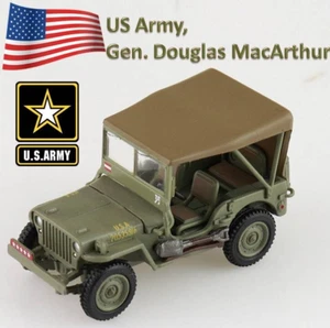 Hobby Master 1/72 HG4216 Willys Jeep US Army, Gen. Douglas MacArthur, Leyte - Picture 1 of 10