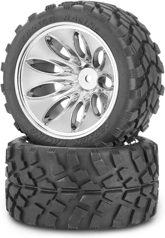 908044 Carson | Chrome-Leaf Reifenset (2 Stk.) | vorne | Off/ON Road | 1:10 - Bild 1 von 1