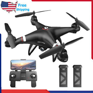 Holy Stone HS110G GPS 1080P HD Camera RC Drone Quadcopter Follow Me 2 batteries